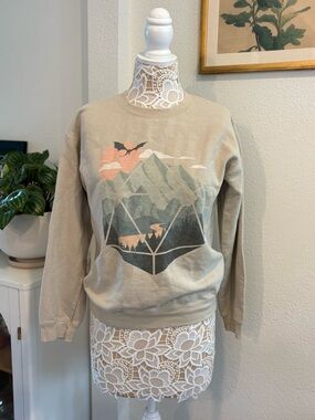 DnD Dragon d20 Sweatshirt in Pastels